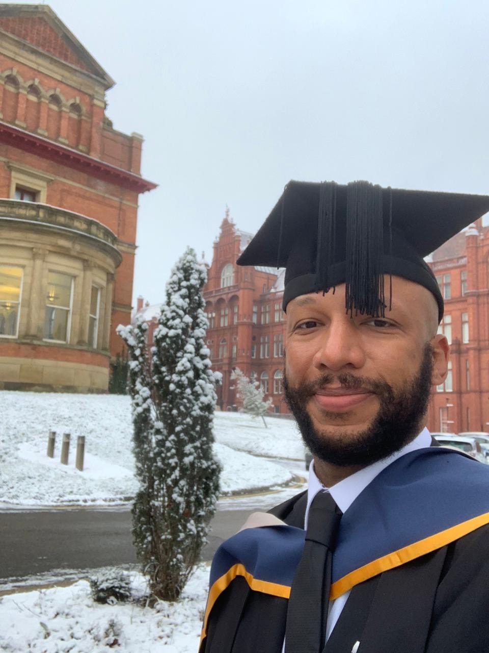 Jody Ade Coker MSc Graduation, University of Salford, 2021